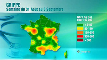 Semaine du 31 août au 6 septembre 2009, source: TF1